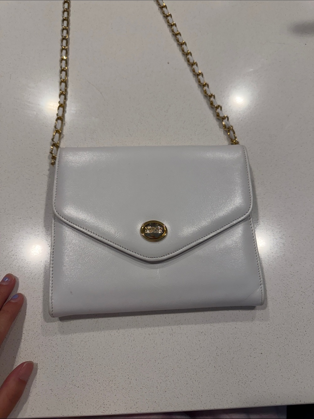 Vintage Monet White Purse